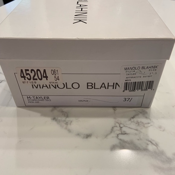 Manolo Blahnik Silver D’Orsay Heels - Picture 6 of 6